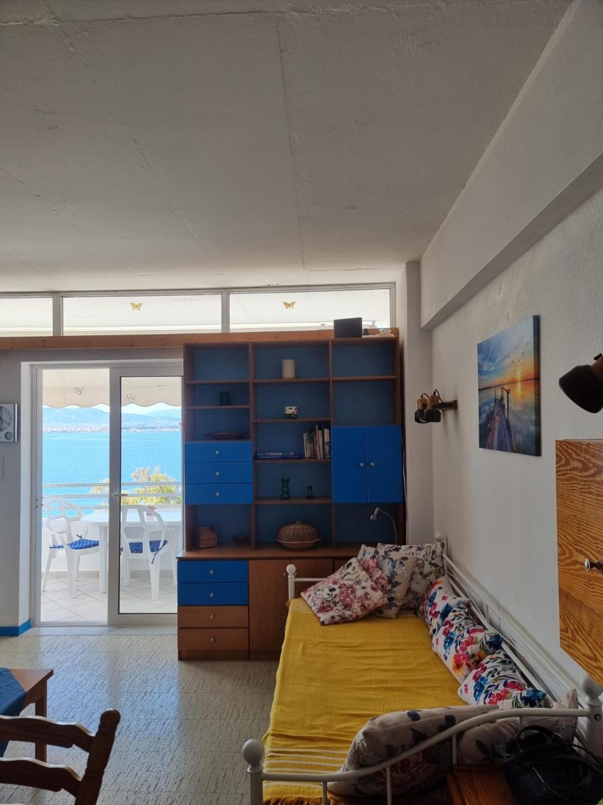 Atlas Apartment With Private Beach And Seaview Blue Loutráki Exterior foto